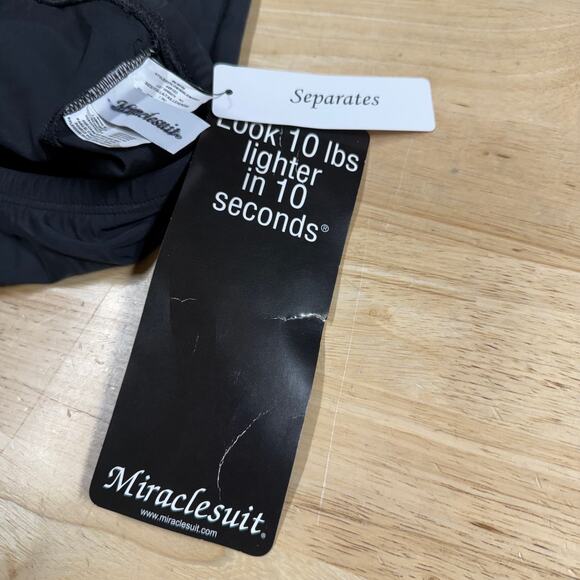 Miraclesuit NWT Black Swim Skirted Bikini Size 8 Slimming Full Coverage Shaping - Picture 6 of 11